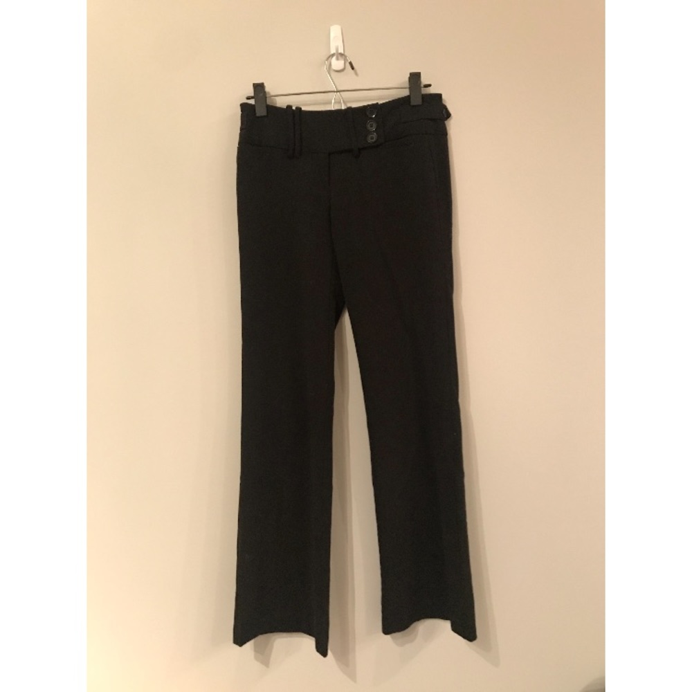 Black boot cut dress pants